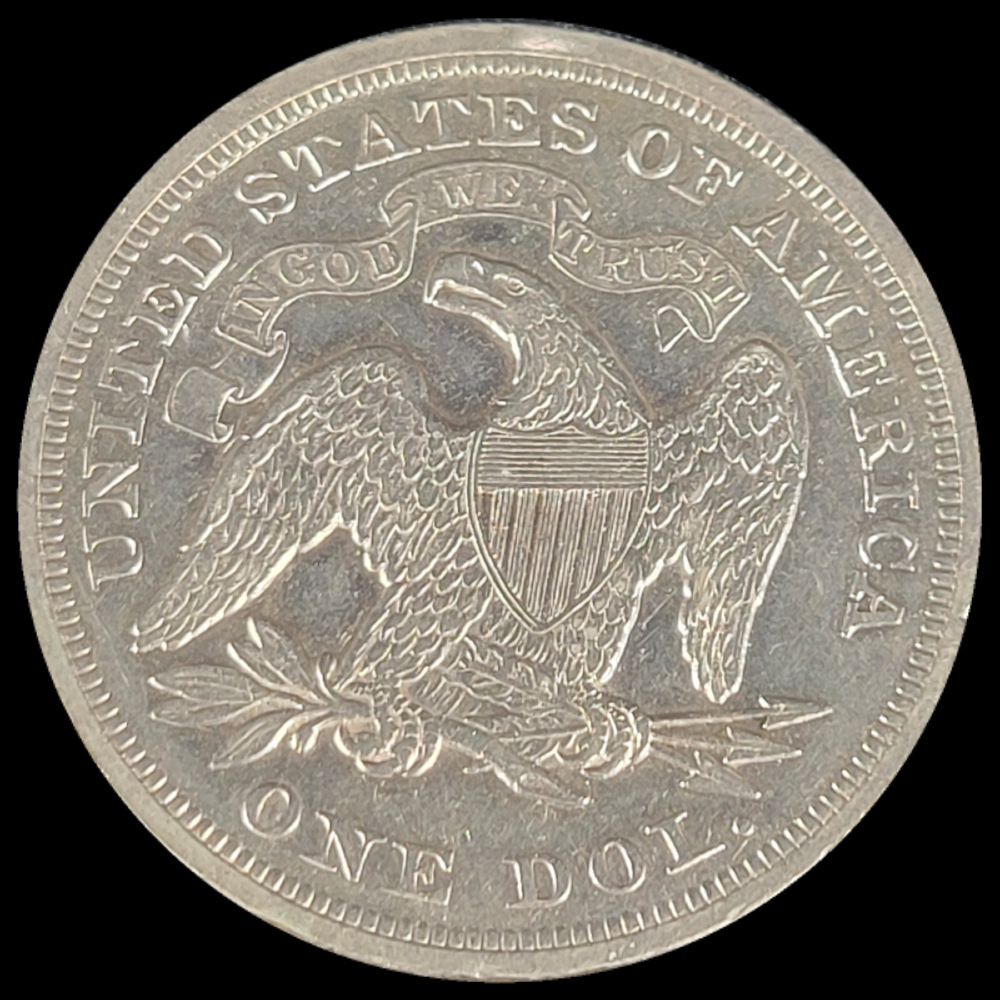 1871-$1-Liberty-Seated-Dollar-Type-4-With-Motto